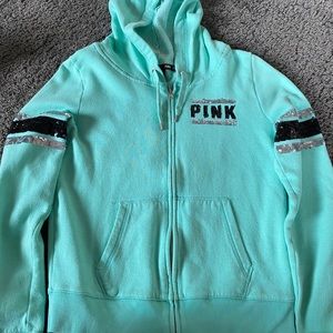 Pink Zip up Sweatshirt